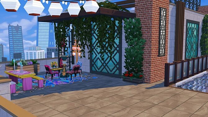 Sims 4 Overlade penthouse by Bloup at Sims Artists