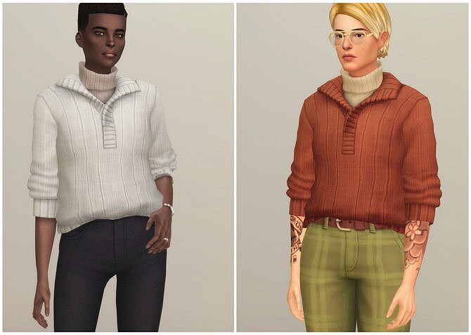 Sims 4 Basic sweaters IV M/F by Rusty