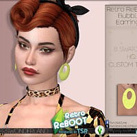 Retro Bubble Earrings By Playerswonderland