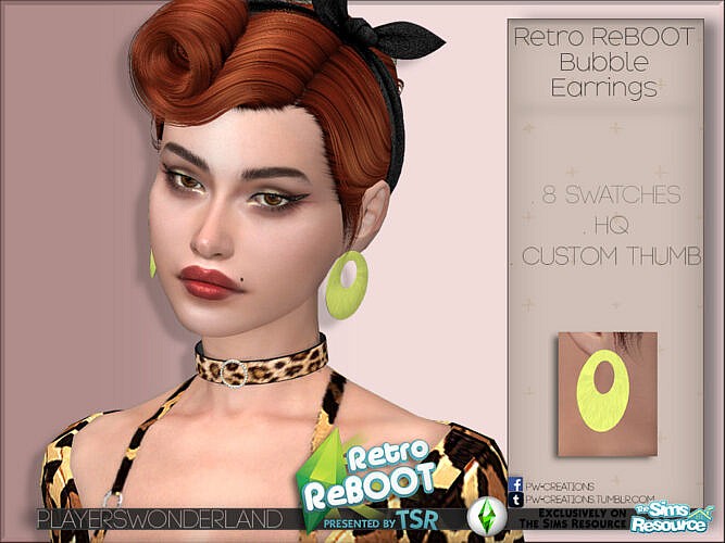 Retro Bubble Earrings By Playerswonderland
