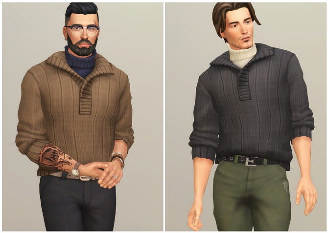 Sims 4 Basic sweaters IV M/F by Rusty