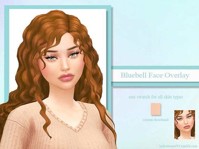Sims 4 Bluebell Face Overlay by LadySimmer94 at TSR