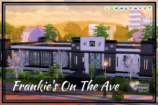 Sims 4 Frankie’s On The Ave Restaurant at Strenee Sims