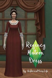 Regency Matron Dress