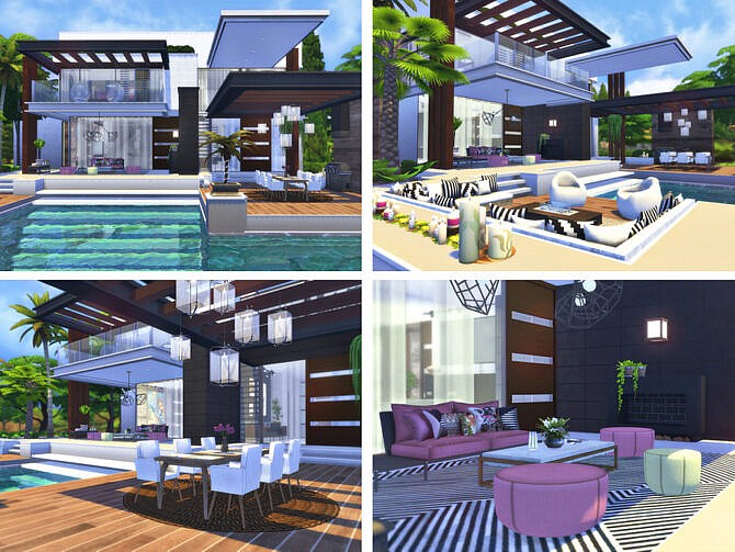 Sims 4 Kaia house by Rirann at TSR