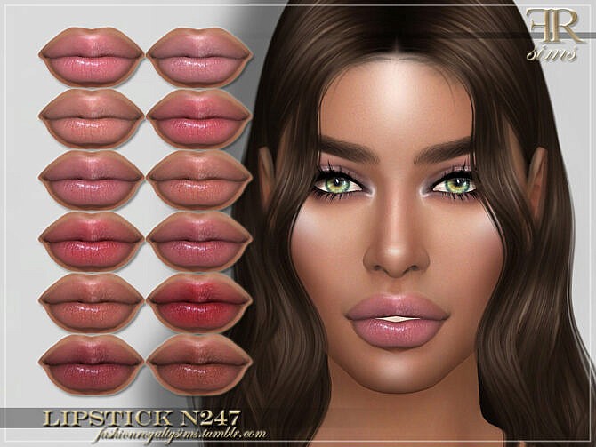 Sims 4 FRS Lipstick N247 by FashionRoyaltySims at TSR