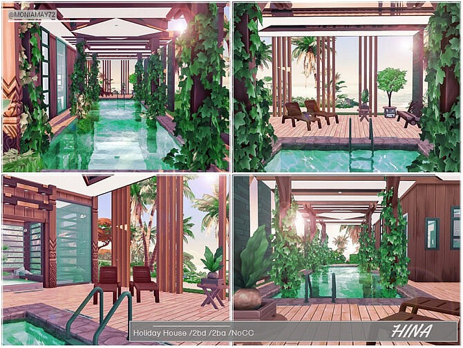 Sims 4 Hina Holiday House by Moniamay72 at TSR