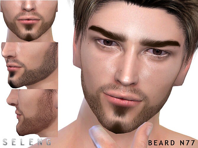 Sims 4 Beard N77 by Seleng at TSR