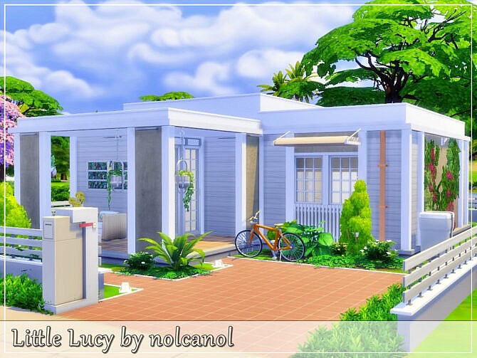 Sims 4 Little Lucy house by nolcanol at TSR