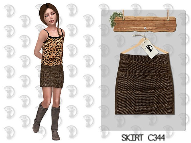 Sims 4 Skirt C344 by turksimmer at TSR