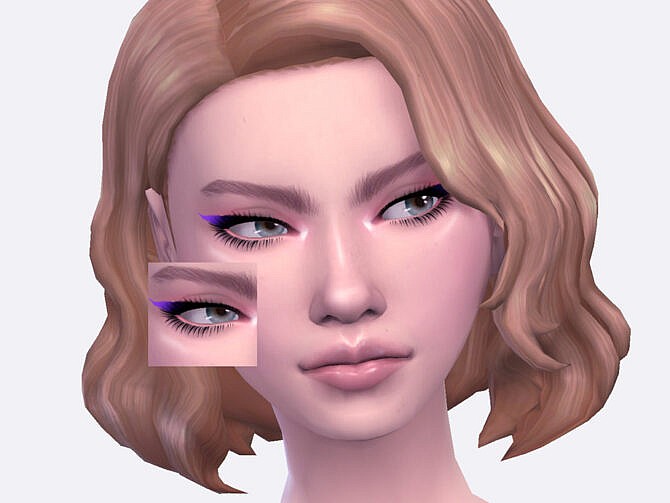 Sims 4 Gentle Aurora Eyeliner by Sagittariah at TSR