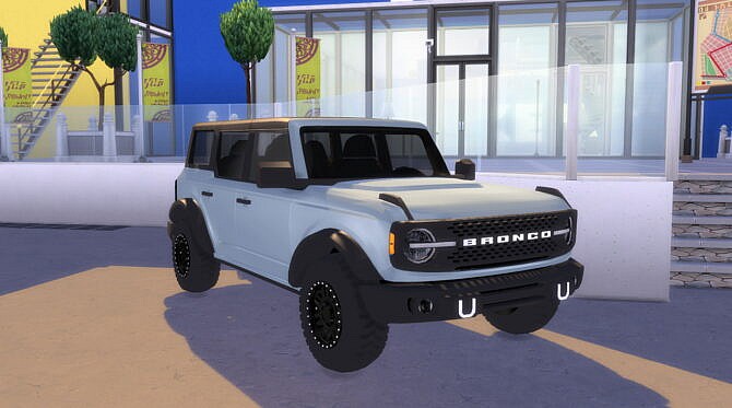 Sims 4 2021 Ford Bronco 4 doors at LorySims