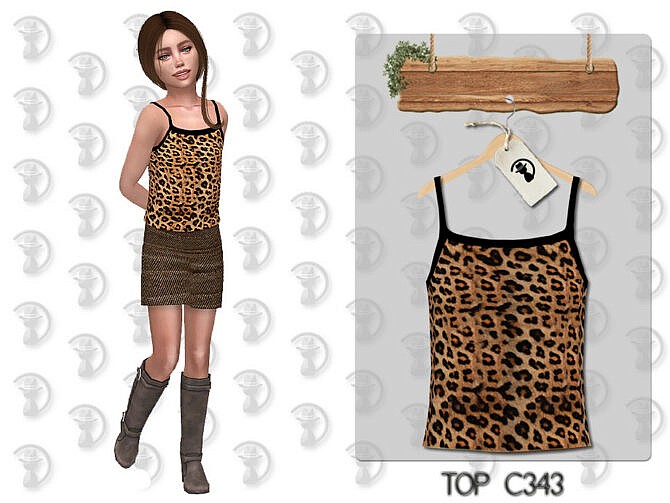 Sims 4 Tank top C343 by turksimmer at TSR