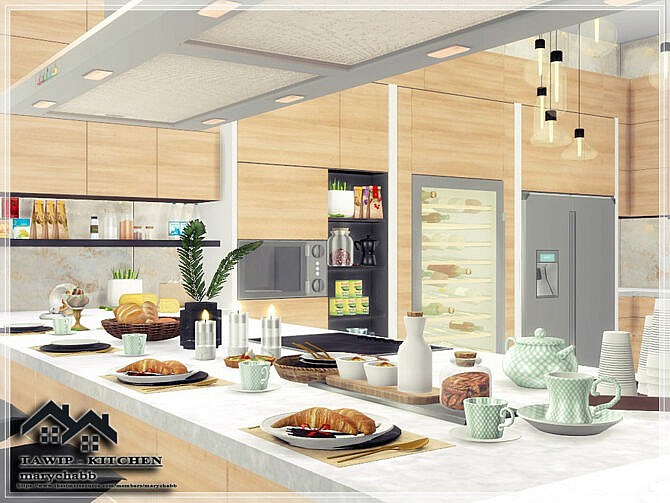 Sims 4 TAWIP KITCHEN by marychabb at TSR
