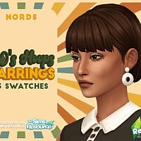 Retro 60’s Hoops Earrings By Nords