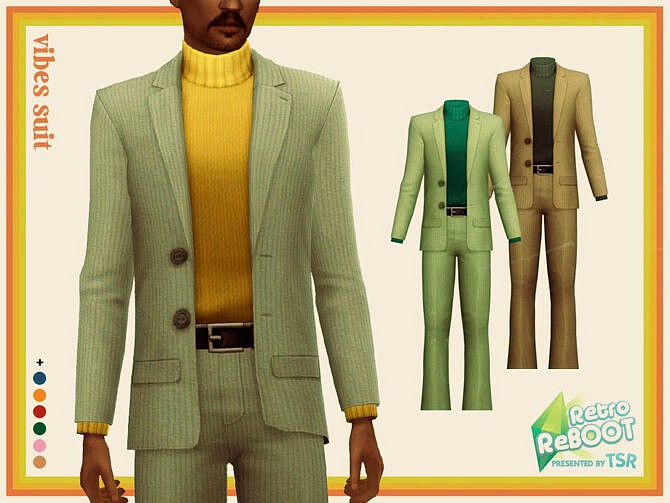 Sims 4 Vibes Suit by pixelette at TSR