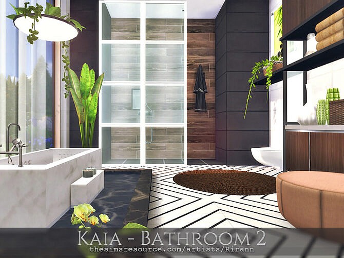 Sims 4 Kaia Bathroom 2 by Rirann at TSR