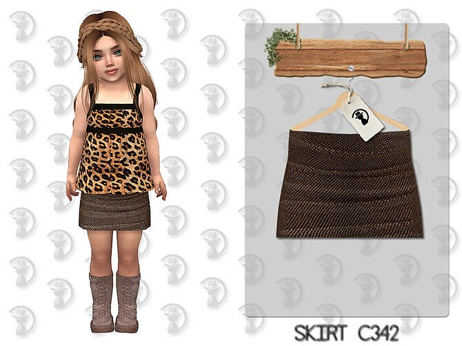Sims 4 Skirt C342 by turksimmer at TSR