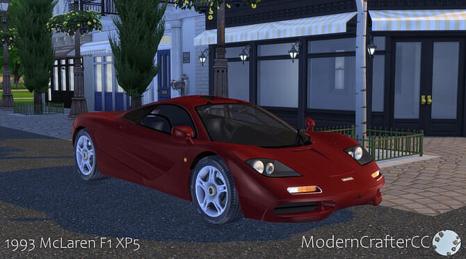 Sims 4 1993 McLaren F1 XP5 at Modern Crafter CC