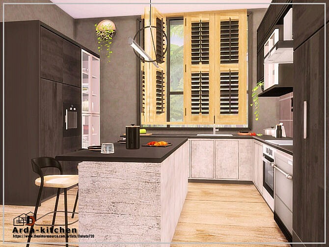 Sims 4 Arda kitchen by Danuta720 at TSR