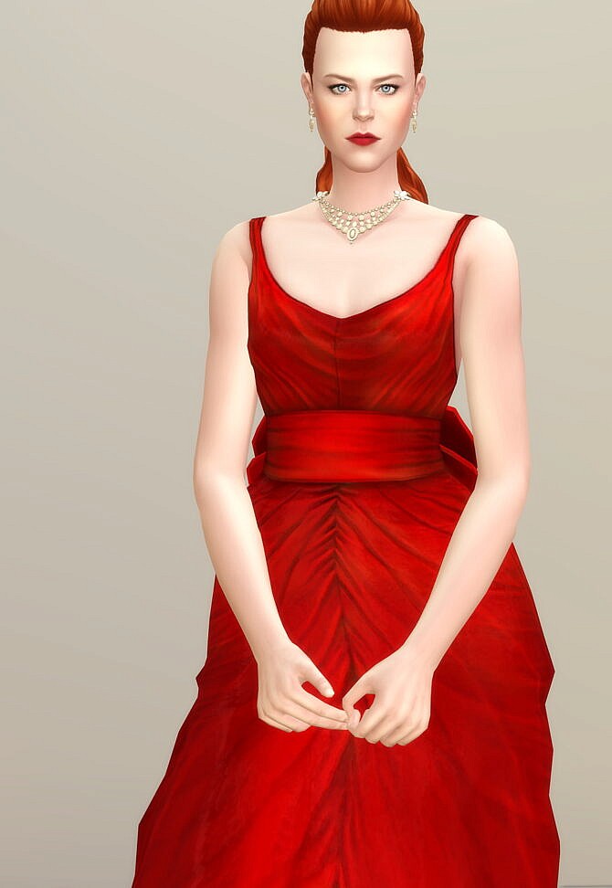 Sims 4 Shape with Bow Gown at Rusty Nail