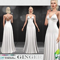 Retro Ginger Formal Dress By Sifix