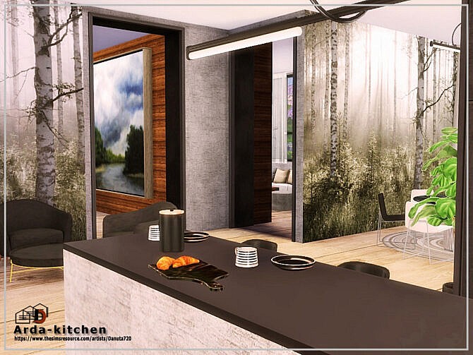 Sims 4 Arda kitchen by Danuta720 at TSR