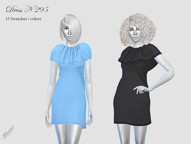 Sims 4 DRESS N295 by pizazz at TSR