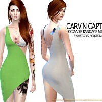 Zadie Bandage Midi Dress By Carvin Captoor