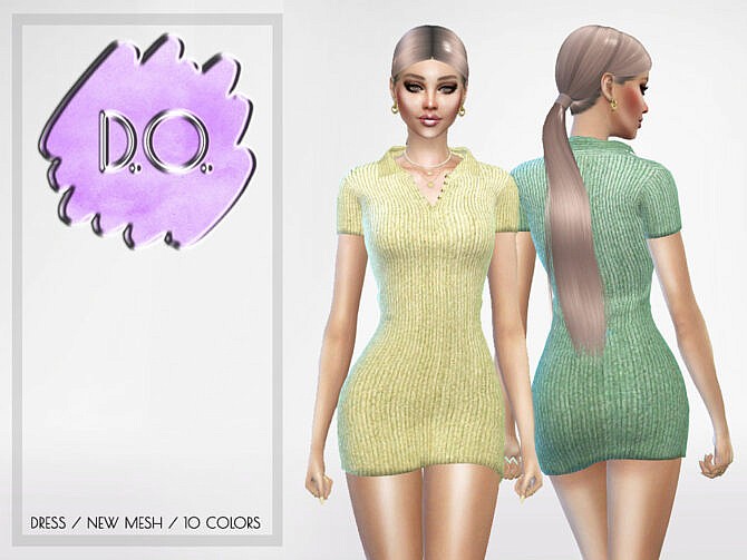 Sims 4 Dress 63 by D.O.Lilac at TSR