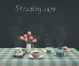 Steaming Cups By Pocci