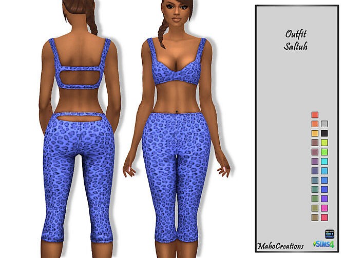 Sims 4 Outfit Saltuh by MahoCreations at TSR