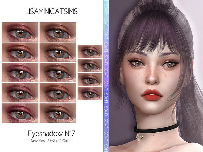 Sims 4 LMCS Eyeshadow N17 HQ by Lisaminicatsims at TSR