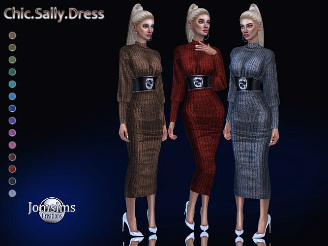 Chic Sally Dress By Jomsims