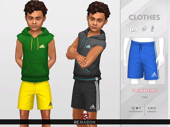 Sport Shorts 01 For Boys By Remaron