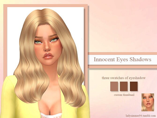Sims 4 Innocent Eyeshadows by LadySimmer94 at TSR