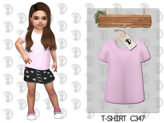 Sims 4 T shirt C347 by turksimmer at TSR