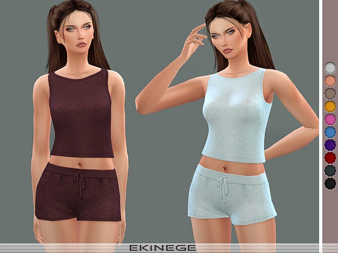 Sims 4 Knit Sweater Tank Top Set 24   3 by ekinege at TSR