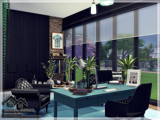 Sims 4 TAWIP OFFICE by marychabb at TSR