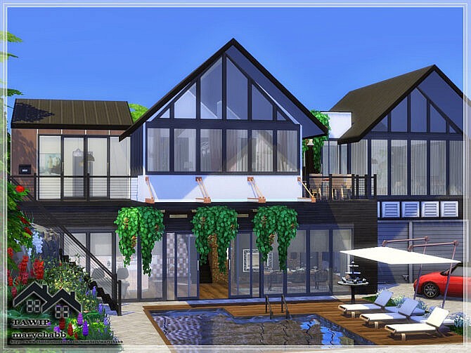 Sims 4 TAWIP house by marychabb at TSR