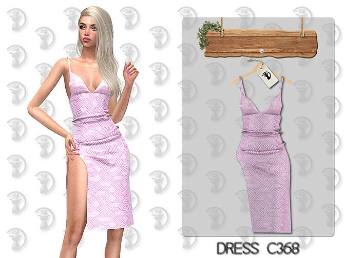 Sims 4 Dress C368 by turksimmer at TSR