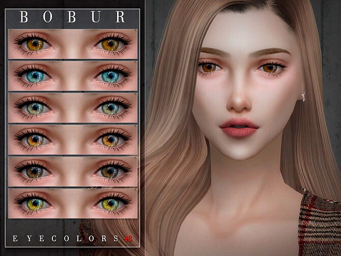 Sims 4 Eyecolors 48 by Bobur3 at TSR