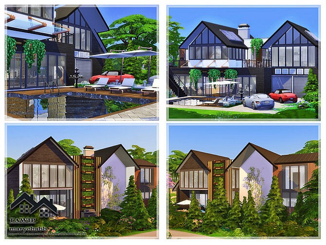 Sims 4 TAWIP house by marychabb at TSR
