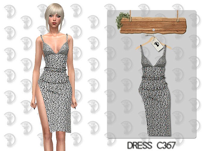 Sims 4 Dress C367 by turksimmer at TSR