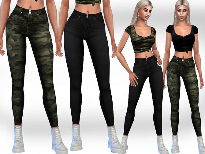 Sims 4 Casual Fit Jeans by Saliwa at TSR