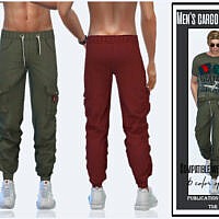 Men’s Cargo Joggers By Sims House