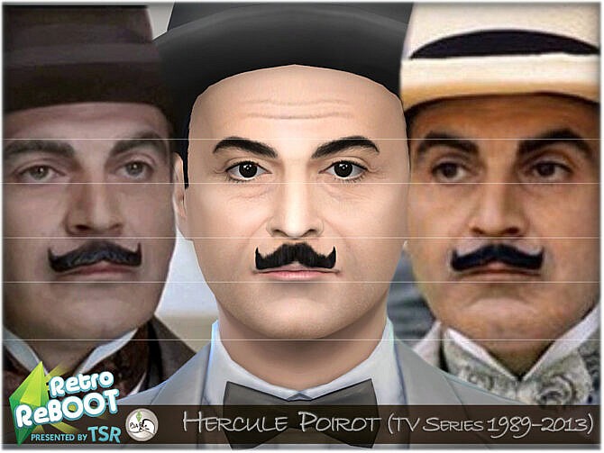 Sims 4 Hercule Poirot by BAkalia at TSR