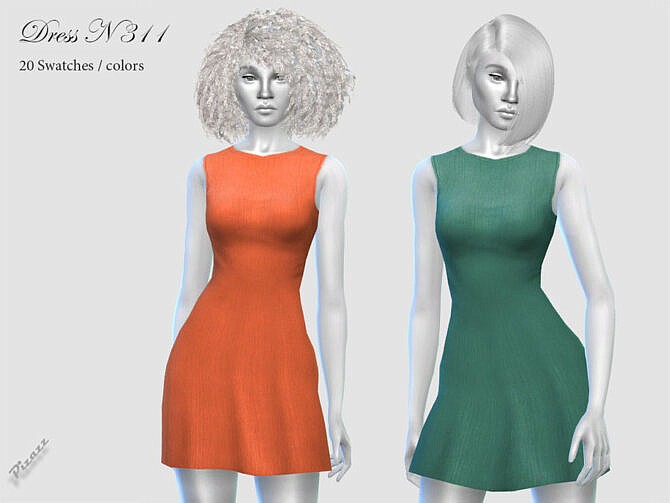 Sims 4 DRESS N 311 by pizazz at TSR