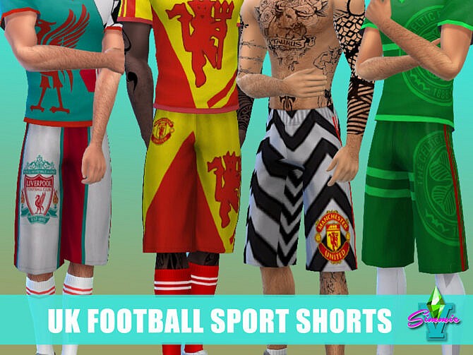 Sims 4 UK Sport Shorts SimmieV at TSR