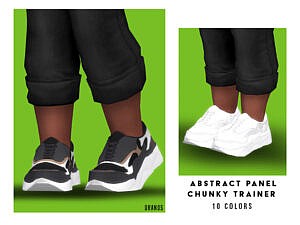 Abstract Panel Chunky Trainer (toddler) By Oranostr